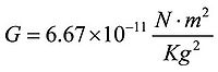 Modern Day Gravitational constant