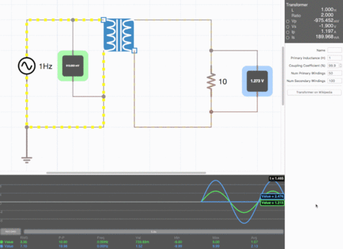 A transformer that steps up voltage...fix this